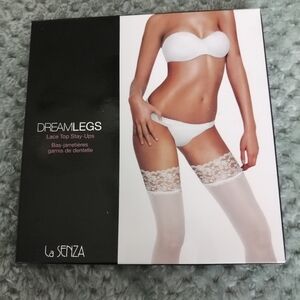 La Senza White Intimates Set with Lace Trim